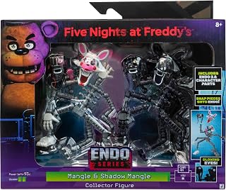 Five Nights at Freddy's Endo-Serisi Koleksiyoncu Figürü - Değiştirilebilir Mangle ve Shadow Mangle Parçaları ile 15,5 cm Endo-1