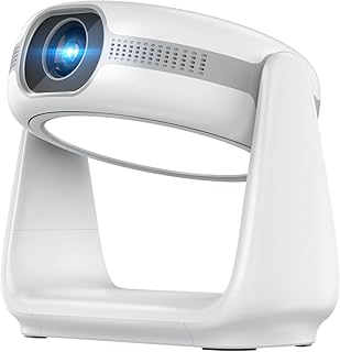 4K Şarjlı Projeksiyon Cihazı, 1080P Full HD Görüntü Kalitesi, Uzun Şarj Ömrü, WiFi 6 Bluetooth 5 Bağlantı, 380 ANSI Lümen, Otomatik Odaklanma, 30