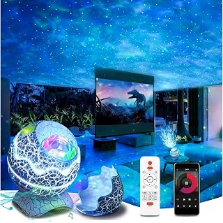 Gökyüzü Projeksiyon Gece Lambası, 14 Farklı Işık Yansıtma, Bluetooth Hoparlörlü, Zamanlayıcılı Otomatik Kapanma, Ayarlanabilir Parlaklık, Uzaktan Kumandalı, Çocuklar İçin Yıldız Galaksi Projektörü