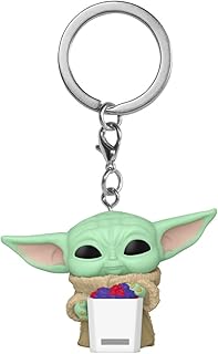 Funko Pop! Anahtarlık: Mandalorian & Grogu - Snack ile Grogu