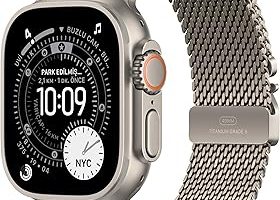 Apple Watch Ultra 3 GPS + Cellular 49 mm Koşu ve Çoklu Spor İçin Sağlam Titanyum Natürel Kasaya Sahip Üst Düzey Akıllı Saat ve Natürel Milano Loop – Küçük Boy — %37 İndirim | Amazon TR Fırsatı