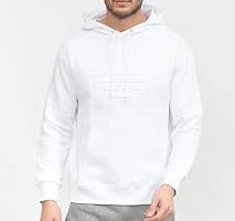 Emporio Armani Bisiklet Yaka Sweatshirt, L, 855475, beyaz, erkek — %45 İndirim | Amazon TR Fırsatı