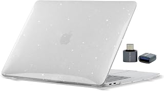 McStorey MacBook Pro 13 Simli Kılıf A1706 A1708 A1989 A2159 A2251 A2289 A2338 M1 M2 Uyumlu Parlak Sert Kılıf İnce Hafif Koruyucu Kapak Şeffaf