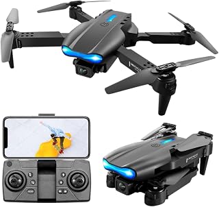 E99/E88 Full HD Çift Kamera Katlanabilir Drone – FPV, Otomatik Kalkış/İniş, Çift Batarya
