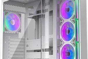RAIJINTEK ATREUS BT4 Beyaz Mid-Tower E-ATX Oyun Bilgisayarı Kasası, Kavisli Temperli Cam, 4×120 mm Infinity Mirror ARGB PWM Fan, Yüksek Hava Akışı — %26 İndirim | Amazon TR Fırsatı