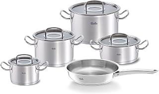 Fissler Original Profi Collection Paslanmaz Çelik Cam Kapaklı 9 Parça Tencere Seti Renkli