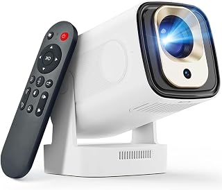4K Projeksiyon Cihazı HY260 Pro, 1080P Full HD Görüntü Kalitesi, WiFi 6 Bluetooth 5, Dahili Hoparlör, 200 ANSI Lümen Parlaklık, Otomatik Odaklanma, 40