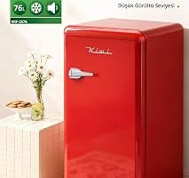 Kıwı Krf-2576 Mini Buzdolabı 76 Lt Kapasite & Enerji Tasarruflu & Dahili Buzluk & Ayarlanabilir Termostat Kırmızı — %24 İndirim | Amazon TR Fırsatı