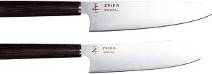 Zaika 2’li Set Gyutou ve Eğri Santoku Japon Tasarım Şef Bıçakları Ahşap Sap Paslanmaz Çelik — %24 İndirim | Amazon TR Fırsatı