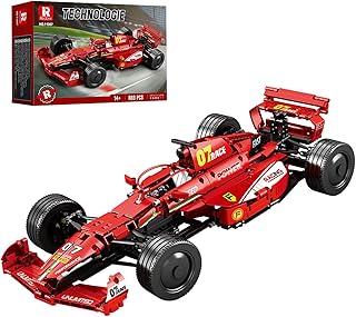 Reobrix F1 Araba Modeli Yapı Setleri, 1:8 Ölçekli Yarış Arabası Model Kiti, Tahsil Formula 1 Araba Teşhir için, Yetişkin F1 Yarış Hayranları için Yaratıcı Hediye Fikirleri 14+
