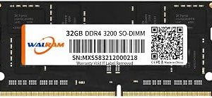 Walram DDR4 32GB 3200MHZ SODIMM NB RAM — %46 İndirim | Amazon TR Fırsatı