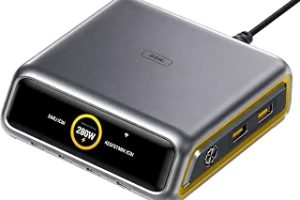 Aohi Magcube Masaüstü USB Şarj İstasyonu, GaN+ 280W Hızlı Şarj Cihazı, Siyah — %20 İndirim | Amazon TR Fırsatı