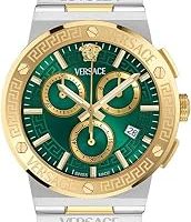Versace Unisex Greca Logo Klasik Kol Saati, Tek Ebat, VRSCVEKMA0425, Altın Rengi/Metalik Gri, Erkek — %30 İndirim | Amazon TR Fırsatı