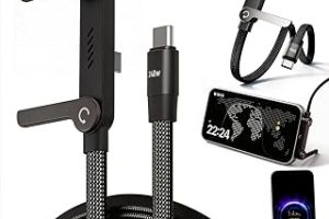 Yeni Pro tech 240W Destekli Standlı 1,5Metre Siyah Hasır Kablo Type-c Girişli Şarj Kablosu — %45 İndirim | Amazon TR Fırsatı