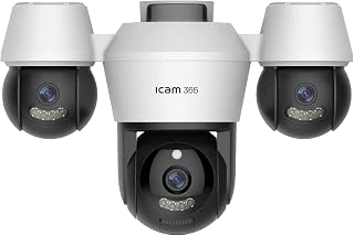 Q361, 3 Lens Hareketli, 9 Mp Çözünürlük, Akıllı Wifi Ptz Güvenlik Kamerası