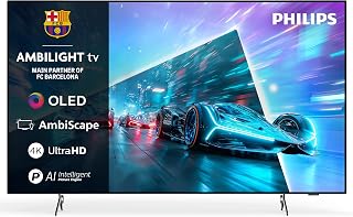 Philips 55OLED761/12 55 inç (139 cm) 4K Ultra HD OLED Ambilight Smart TV, 120 Hz, P5 AI, Dolby Vision, Dolby Atmos, HDMI 2.1, Titan OS — %40 İndirim | Amazon TR Fırsatı