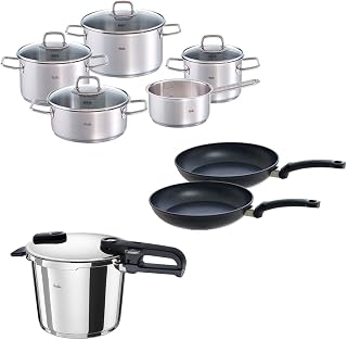 Fissler Vitaquick Edition 6 Litre Düdüklü Tencere + Viseo Tencere ve Tava Seti — %42 İndirim | Amazon TR Fırsatı