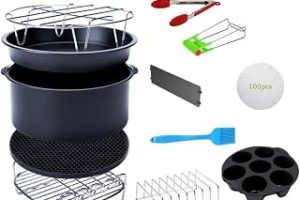 Yui Xiaomi,Philips,Tefal,Kumtel Uyumlu 4.5 Litre 7 Inç Hava Fritözü 12’Li Yedek Parça Seti — %22 İndirim | Amazon TR Fırsatı