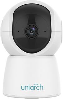 Uniarch Uho S2E-M3 3MP 2K | Akıllı İç Mekan Ethernet/Wifi IP Güvenlik Kamerası | 360° Hareket Takibi | Gece Görüşü | Otomatik Takip | Çift Yönlü Ses | Bebek ve Ev İç Mekan Kamerası