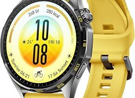 HUAWEI WATCH GT 7 46mm Akıllı Saat, 21 Güne Varan Pil Ömrü, Sarı — %21 İndirim | Amazon TR Fırsatı
