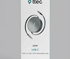 ttec 100W Makaralı USB-C to USB-C Şarj Kablosu (120 cm) – PD/QC Hızlı Şarj Destekli, Akıllı Çip, Alüminyum Kaplama, Makaralı Otomatik Sarılabilir Dayanıklı Şarj Kablosu — %20 İndirim | Amazon TR Fırsatı