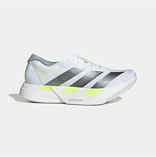 adidas Adizero Adios Pro 4 M Erkek Koşu Ayakkabısı, Beyaz/Metalik Demir/Solar