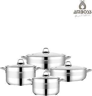 Siena Milano 8 Parça Paslanmaz Çelik Tencere Seti
