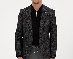 Siyah Ex. Slim Fit Yün Karışımlı Ceket 50311204 VR046 — %30 İndirim | Amazon TR Fırsatı