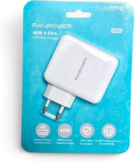 Ravpower 4 Portlu 40w Led Aydınlatmalı Şarj Cihazı (BEYAZ) — %40 İndirim | Amazon TR Fırsatı