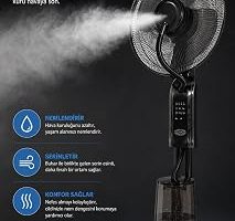 ROBO Uzaktan Kumandalı Soğuk Su Buharlı Vantilatör – 45 cm, 3.2 L Su Haznesi, 7.5 Saat Zamanlayıcı — %28 İndirim | Amazon TR Fırsatı