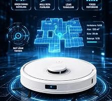 ROBO Trident T23S Serisi Akıllı Lazer Navigasyonlu Robot Süpürge Beyaz — %38 İndirim | Amazon TR Fırsatı