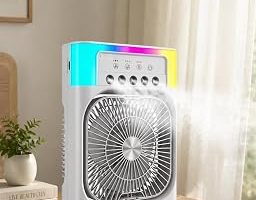 Su Buharlı Mini Klima Fan RGB Işıklı Taşınabilir Serinletici — %40 İndirim | Amazon TR Fırsatı