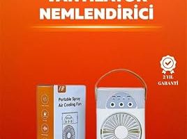 Mini USB Klima Fan | 3 Kademeli Spreyli Hava Soğutucu Taşınabilir — %40 İndirim | Amazon TR Fırsatı