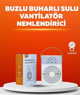 Mini USB Klima Fan | 3 Kademeli Spreyli Hava Soğutucu Taşınabilir