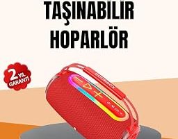 IPX6 Su Geçirmez RGB LED Işıklı Taşınabilir Bluetooth Hoparlör 2400 mAh — %25 İndirim | Amazon TR Fırsatı
