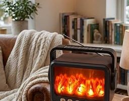Taşınabilir Şömine Efektli Bluetooth Hoparlör LED Işıklı Radyo — %25 İndirim | Amazon TR Fırsatı