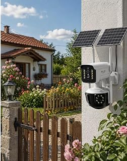 Güneş Enerjili Arsa Kamerası 4G SIM Kartlı Gece Görüşlü Solar Kamera 2 Yıl Garantili