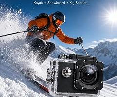 1080P Full HD Spor Kamerası Kompakt ve Dayanıklı Tasarım — %39 İndirim | Amazon TR Fırsatı