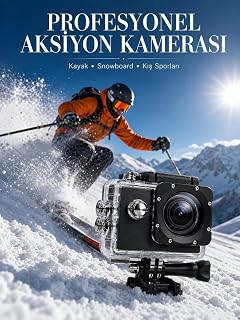 1080P Full HD Spor Kamerası Kompakt ve Dayanıklı Tasarım