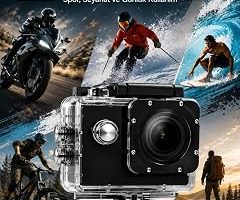 Yüksek Görüntü Kalitesi Sunan 1080P Full HD Aksiyon Kamerası — %39 İndirim | Amazon TR Fırsatı