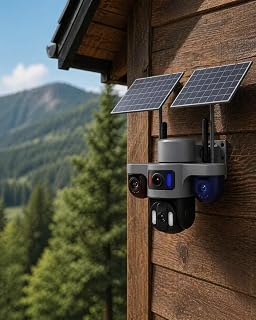 Güneş Enerjili Arıcı Kamerası 4G SIM Kartlı 9MP 3 Lens Yayla Güvenlik Kamerası 2 Yıl Garantili