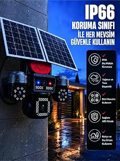 Uzaktan Canlı İzleme Destekli 4 Kameralı Akıllı Güvenlik Kamera Sistemi