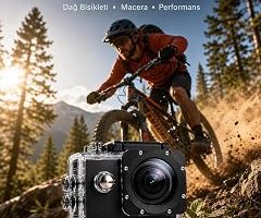Yeni Nesil Full HD Görüntü Kalitesi Sunan Kompakt Aksiyon Kamerası 1080P — %39 İndirim | Amazon TR Fırsatı