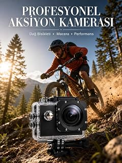 Yeni Nesil Full HD Görüntü Kalitesi Sunan Kompakt Aksiyon Kamerası 1080P