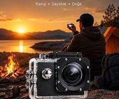 4K WiFi Aksiyon Kamerası Ultra HD Su Geçirmez Spor Kamerası — %38 İndirim | Amazon TR Fırsatı