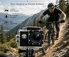Profesyonel Video Çekimleri İçin 1080P Full HD Aksiyon Kamerası — %39 İndirim | Amazon TR Fırsatı