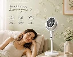 180 Derece Ayarlanabilir Başlığıyla Esnek Kullanım Sunan Vantilatör — %41 İndirim | Amazon TR Fırsatı
