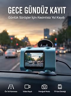 Araç Güvenlik Kamerası Öne Bakan Yol Kayıt Cihazı Yeni Nesil