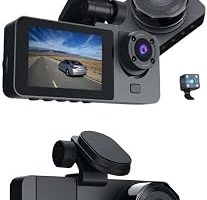 3 Kameralı 2 İnç 1080P Araç İçi Kamera Sürüş Kamerası CarPlay — %38 İndirim | Amazon TR Fırsatı