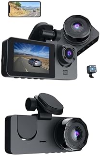 3 Kameralı 2 İnç 1080P Araç İçi Kamera Sürüş Kamerası CarPlay — %38 İndirim | Amazon TR Fırsatı